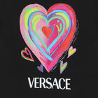 Girls Black Logo T-Shirt, 1, hi-res