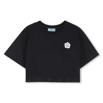 Girls Black Logo T-Shirt