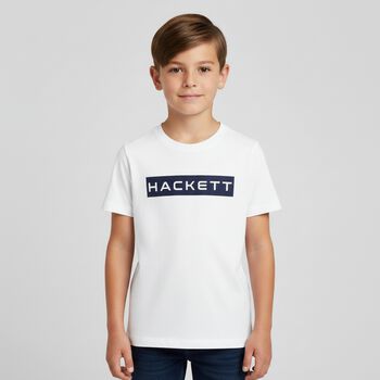 Boys White Logo T-Shirt