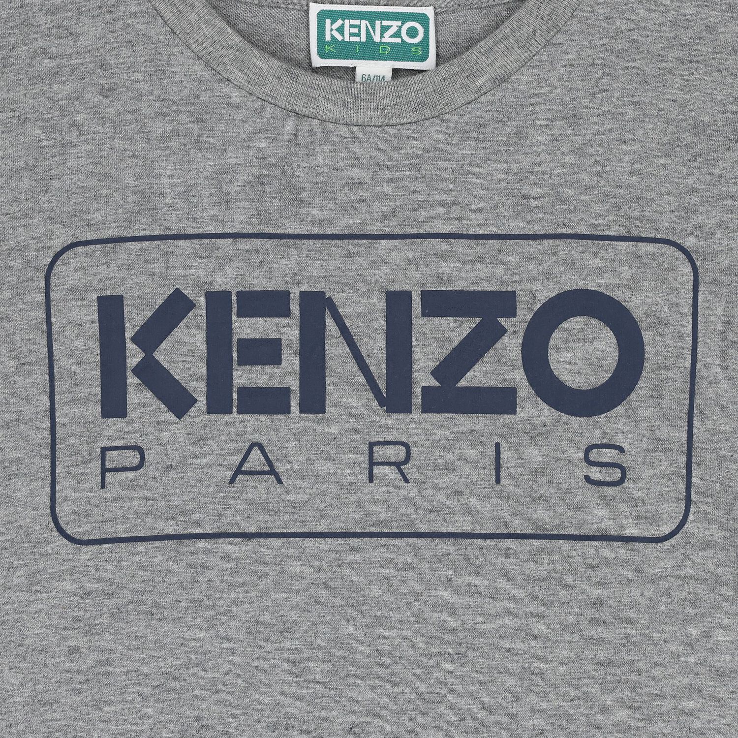 Boys Grey Logo T-Shirt, 1, hi-res