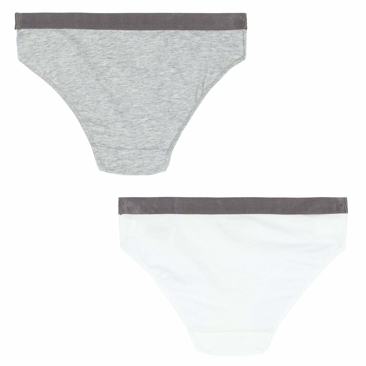 Girls Grey & White Bikini (2 Pack), 1, hi-res