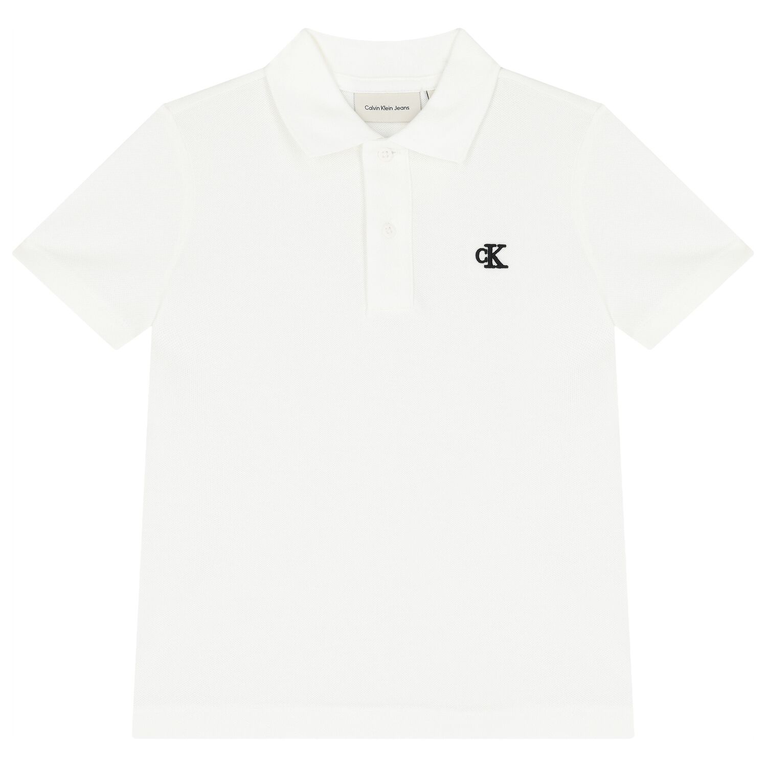 Boys White Logo Polo Shirt, 1, hi-res image number null