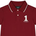 Boys Red Logo Polo Shirt, 1, hi-res