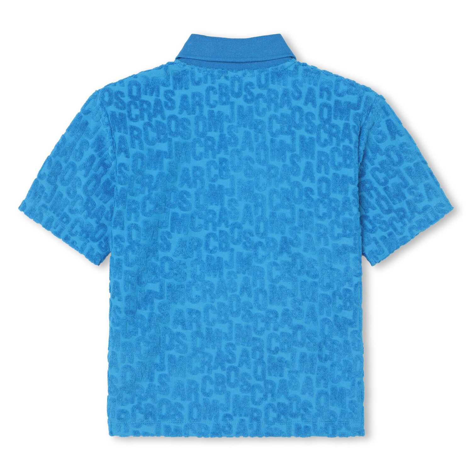 Boys Blue Logo Polo Shirt, 1, hi-res