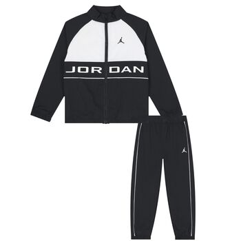 Boys Black Jordan Tracksuit