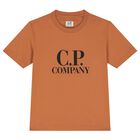 Boys Orange Logo T-Shirt, 3, hi-res