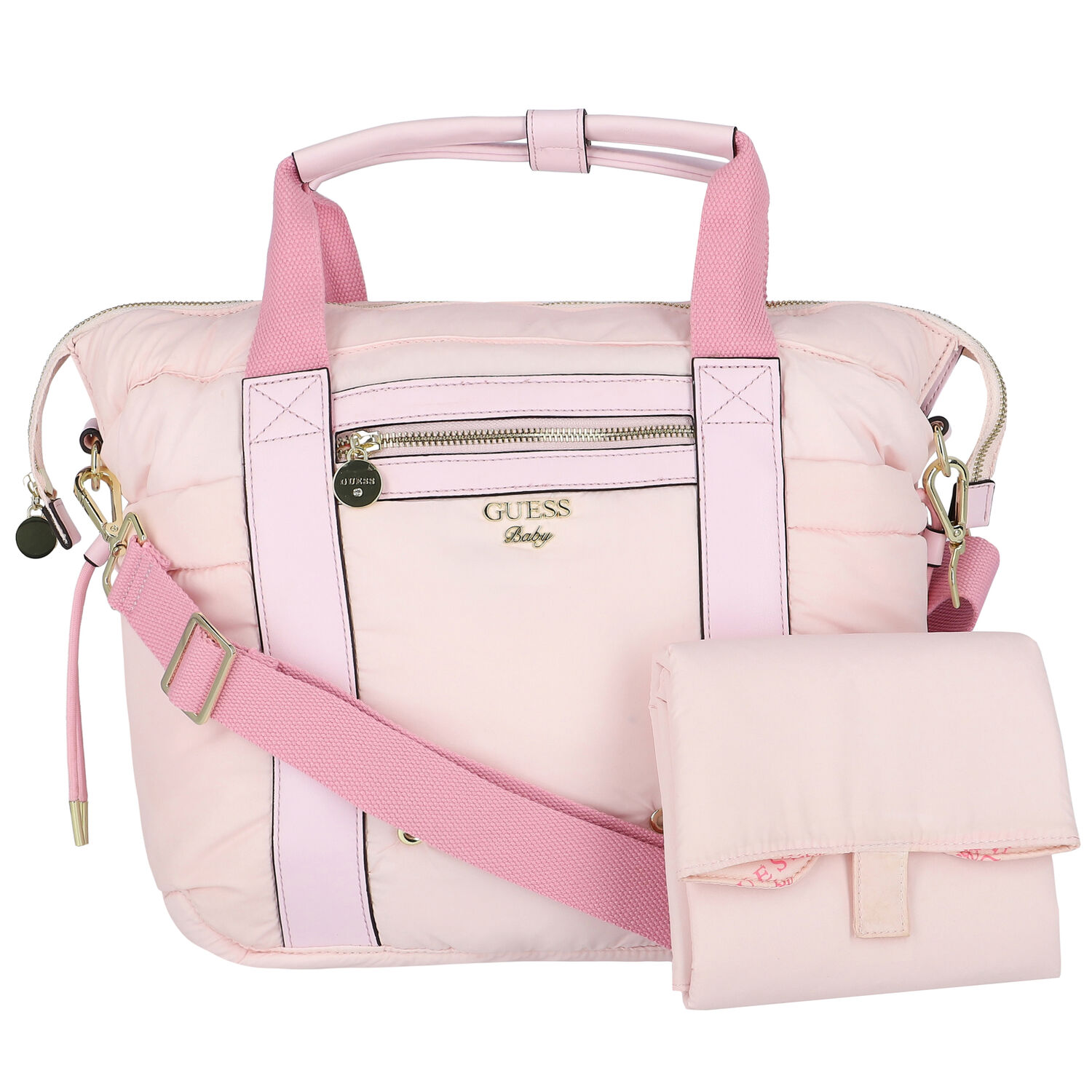 Pink Logo Baby Changing Bag, 1, hi-res image number null