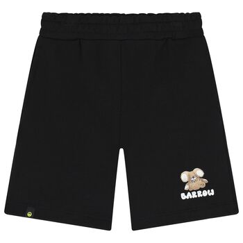 Boys Black Logo Shorts