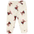 Ivory & White Teddy Bear Logo Baby Bodysuit Set, 3, hi-res