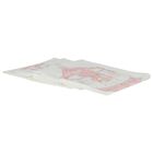 Baby Girls White & Pink Muslin Swaddles (3-Pack), 6, hi-res