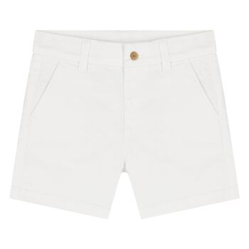 Younger Boys White Shorts