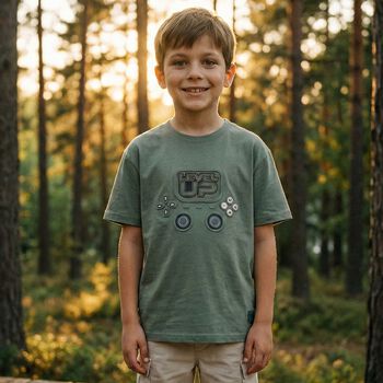 Boys Green Joystick T-Shirt