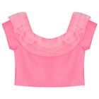 Girls Pink & Blue Skirt Set, 1, hi-res