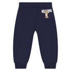 Younger Navy Blue Teddy Bear Logo Tracksuit, 2, hi-res