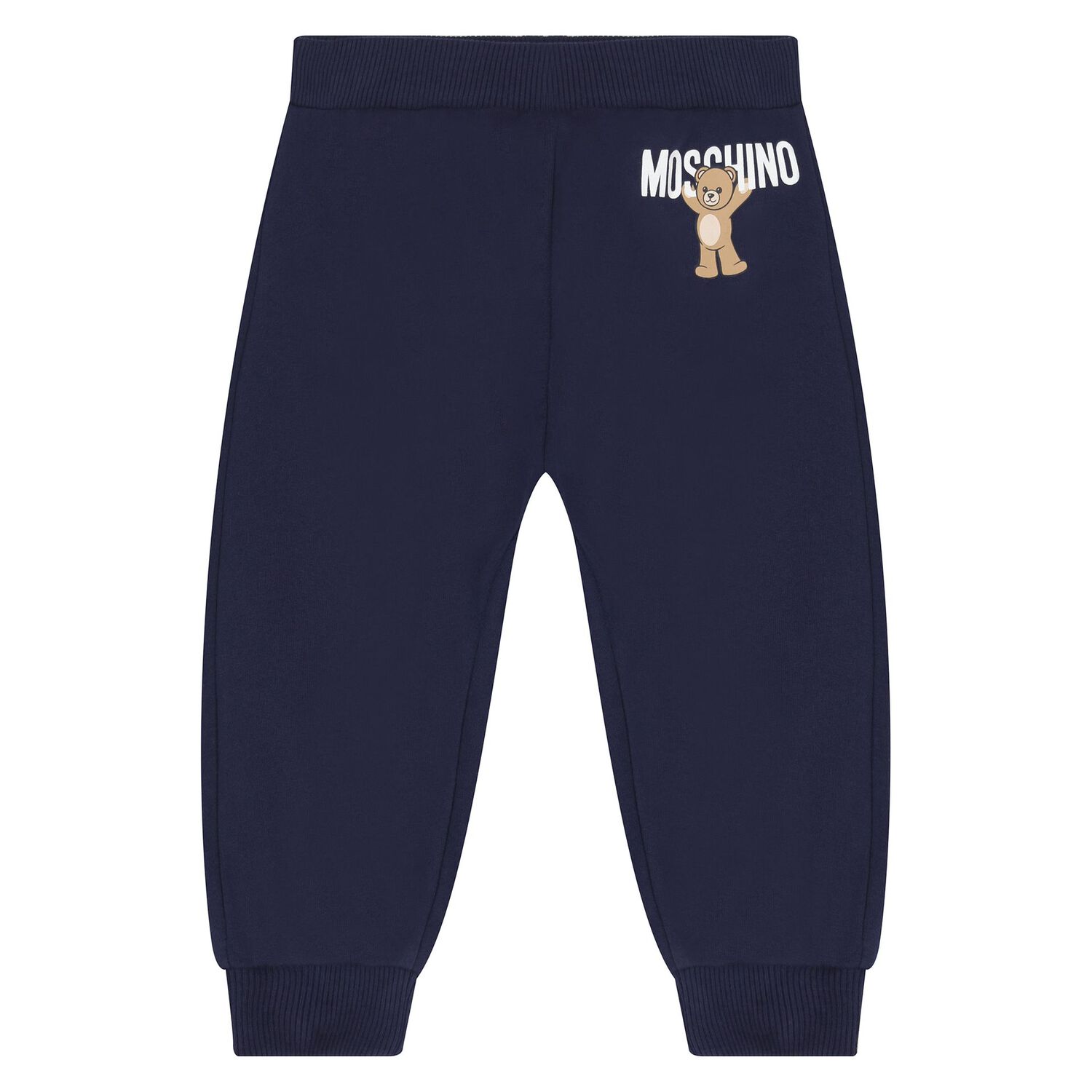 Younger Navy Blue Teddy Bear Logo Tracksuit, 2, hi-res