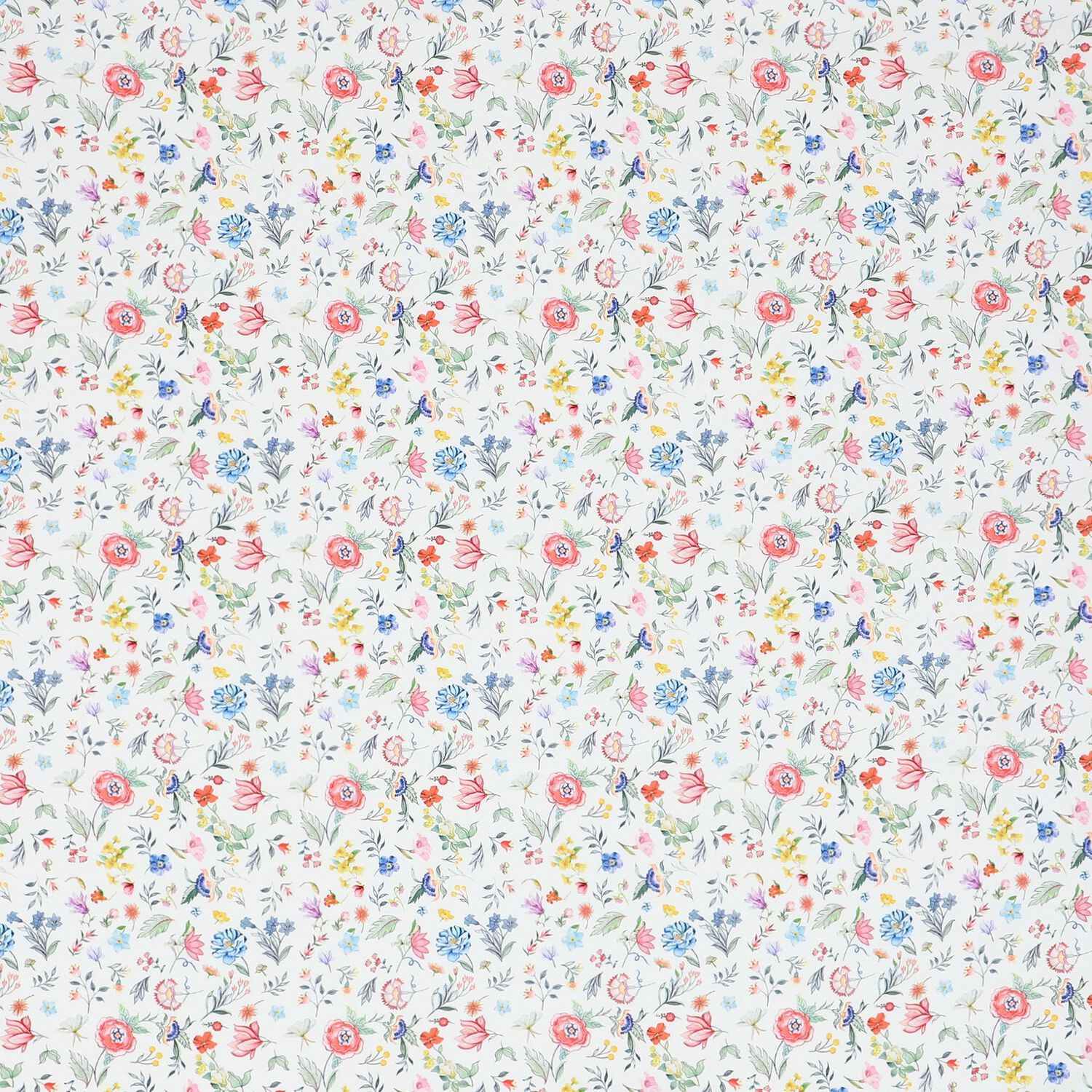 Baby Girls White Floral Blanket, 1, hi-res image number null