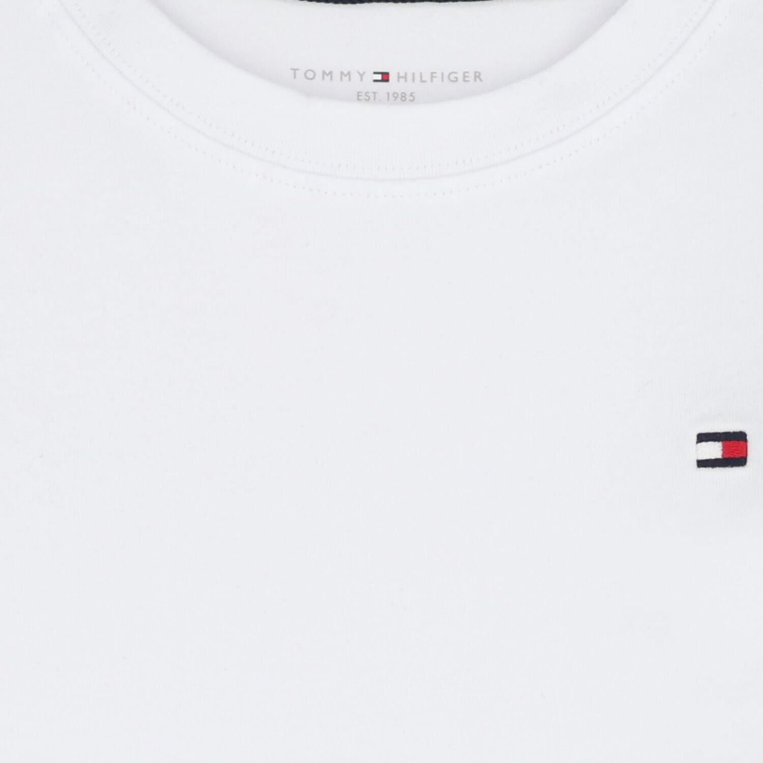 Boys White & Navy Blue Logo Pyjamas, 1, hi-res