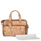 Beige Geo Map Baby Changing Bag, 1, hi-res