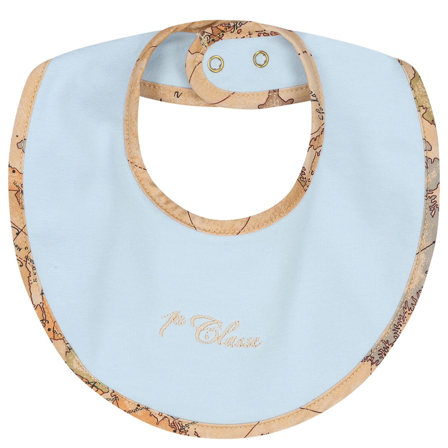 Baby Boys Blue & Beige Geo Map Babygrow Gift Set, 1, hi-res
