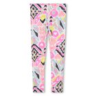 Girls Multi-Coloured Abstract Leggings, 1, hi-res