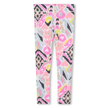 Girls Multi-Coloured Abstract Leggings