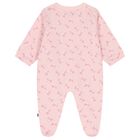 Baby Girls Pink Teddy Bear Logo Babygrow, 3, hi-res