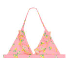 Girls Pink Lemon & Floral Bikini, 1, hi-res