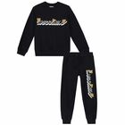 Black Teddy Logo Tracksuit, 2, hi-res