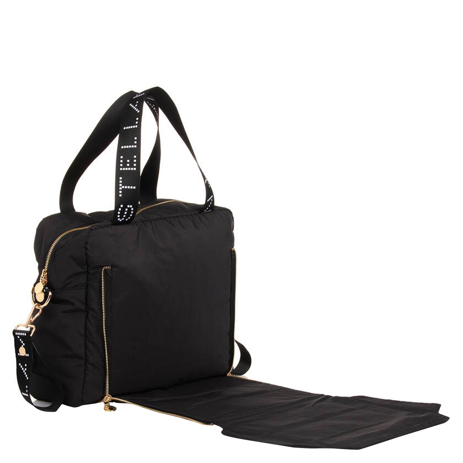 Black Baby Changing Bag, 1, hi-res