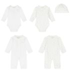 White Angel Wings Baby Romper Gift Set, 1, hi-res