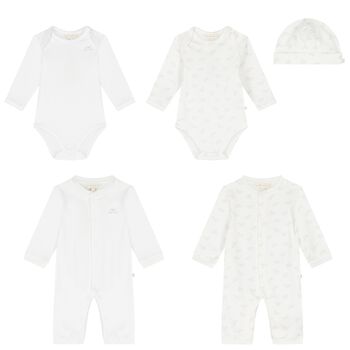 White Angel Wings Romper Gift Set