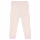 Younger Girls Pink Heart Joggers, 1, hi-res