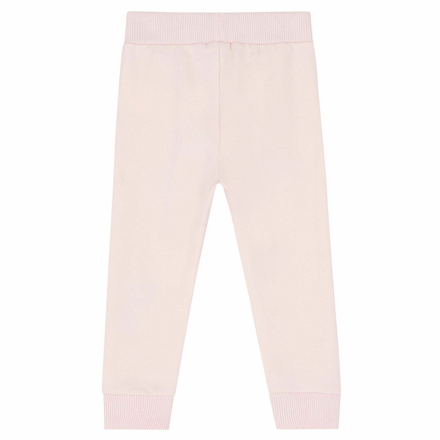 Younger Girls Pink Heart Joggers, 1, hi-res