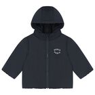 Younger Navy Blue Tiger Hooded Younger Jacket, 1, hi-res