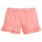 Girls Pink Shorts, 1, hi-res