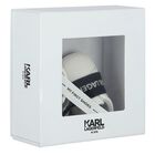 White Logo Baby Pre-Walker Shoes, 1, hi-res