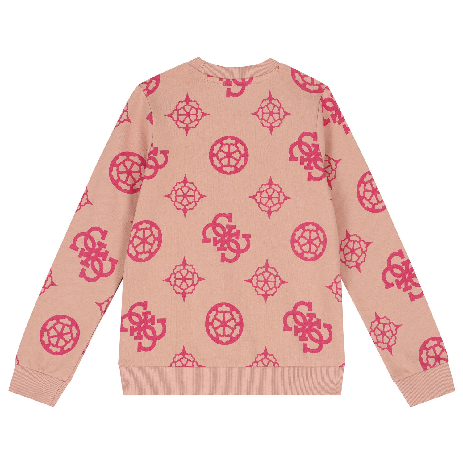 Girls Beige Logo Sweatshirt, 2, hi-res