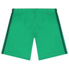 Grey & Green Logo Shorts Set, 1, hi-res