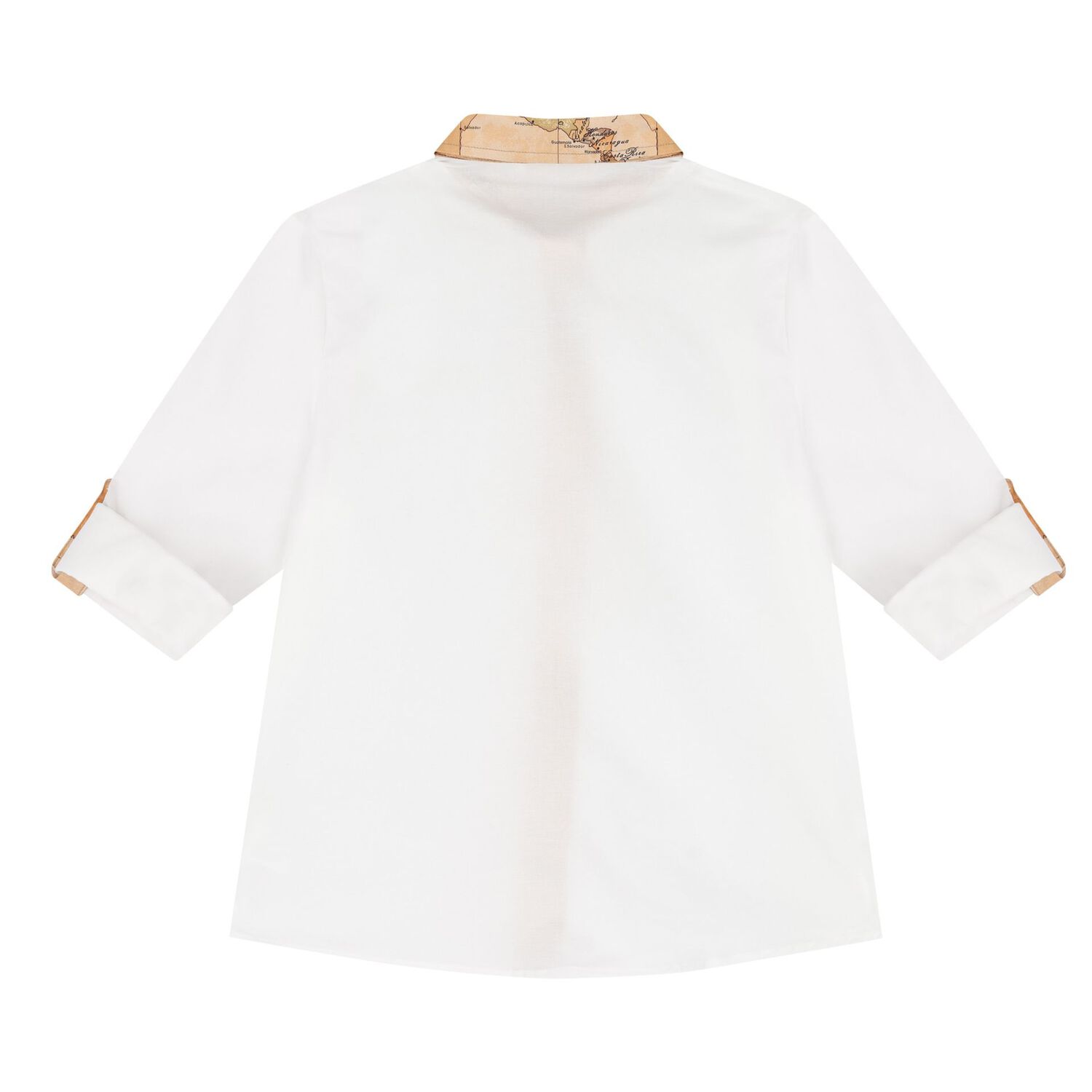 Boys White Logo Shirt, 1, hi-res image number null