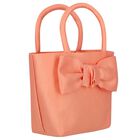 Girls Orange Bow Hand Bag, 1, hi-res