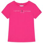 Girls Pink Logo T-Shirt, 1, hi-res