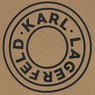 Boys Beige Logo Zip Up Top, 1, hi-res