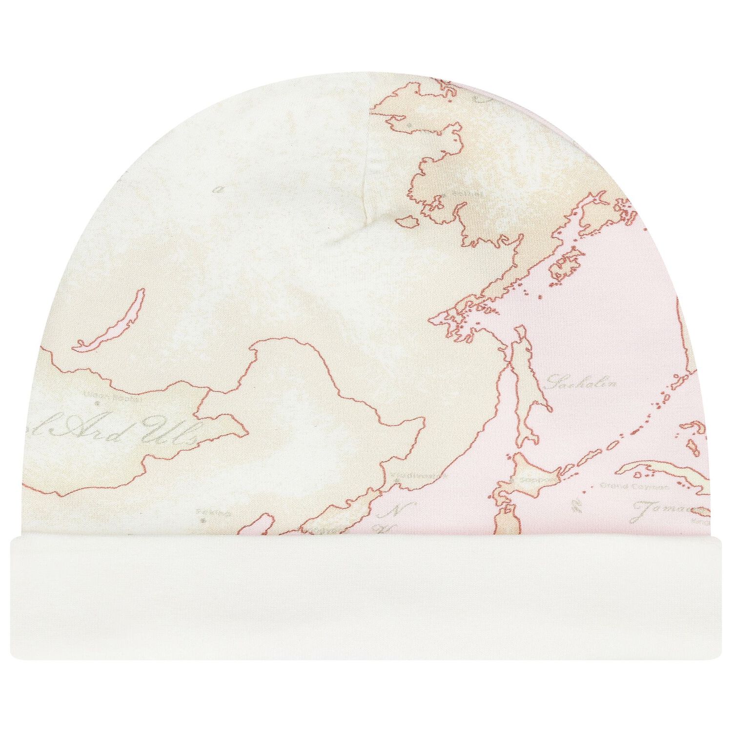 Baby Girls Ivory, Beige & Pink Geo Map Babygrow Gift Set, 1, hi-res