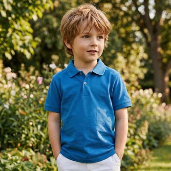 Boys Blue Polo Shirt