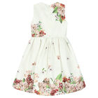 Girls Sleeveless Floral Dress, 1, hi-res