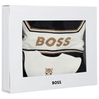 Baby Boys Black Logo Babygrow Gift Set, 1, hi-res