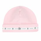 Baby Girls Pink Logo Hat, 1, hi-res