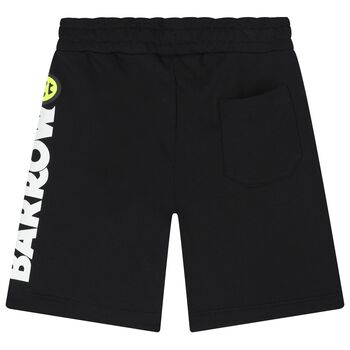 Boys Black Logo Shorts