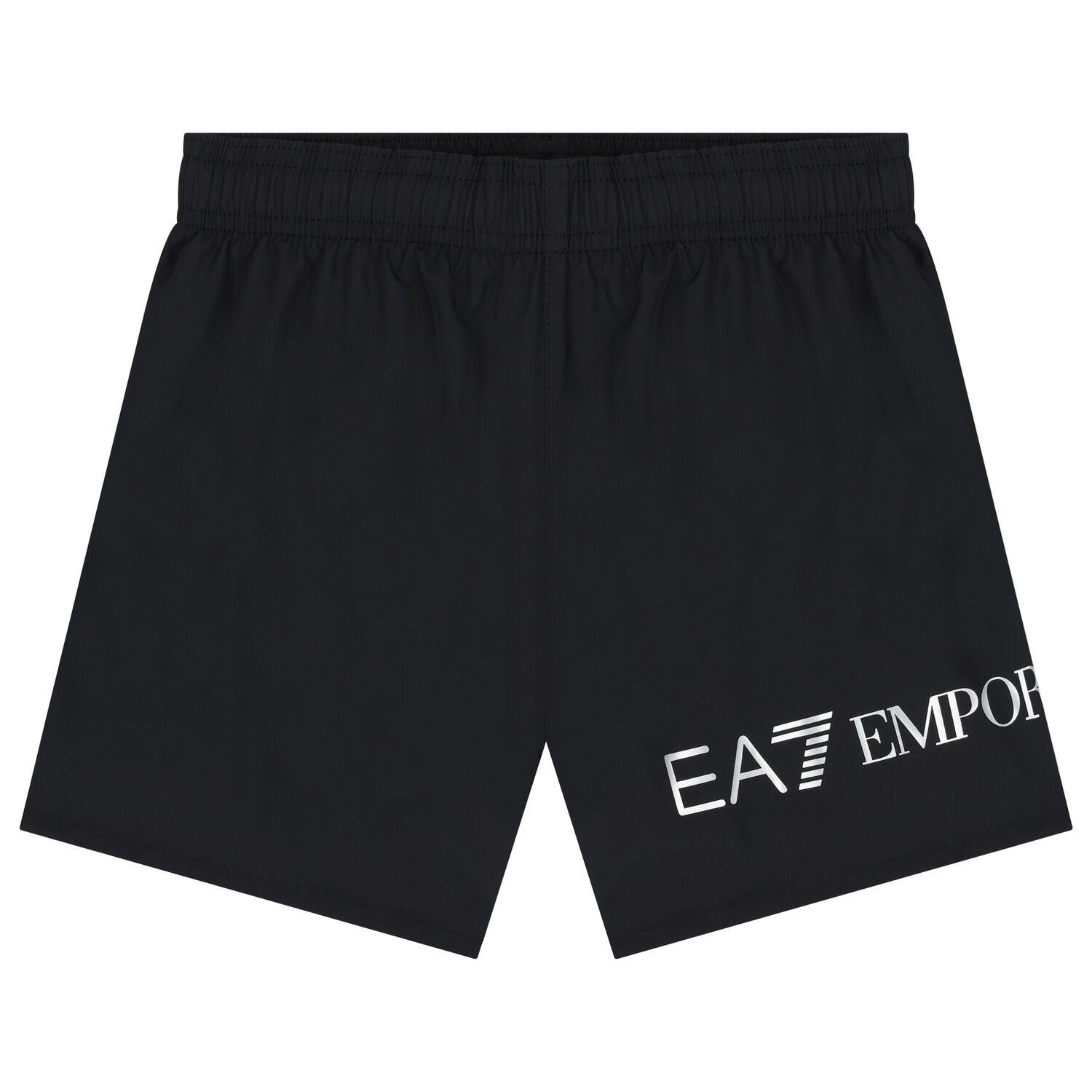 Boys Black Logo Swim Shorts, 2, hi-res