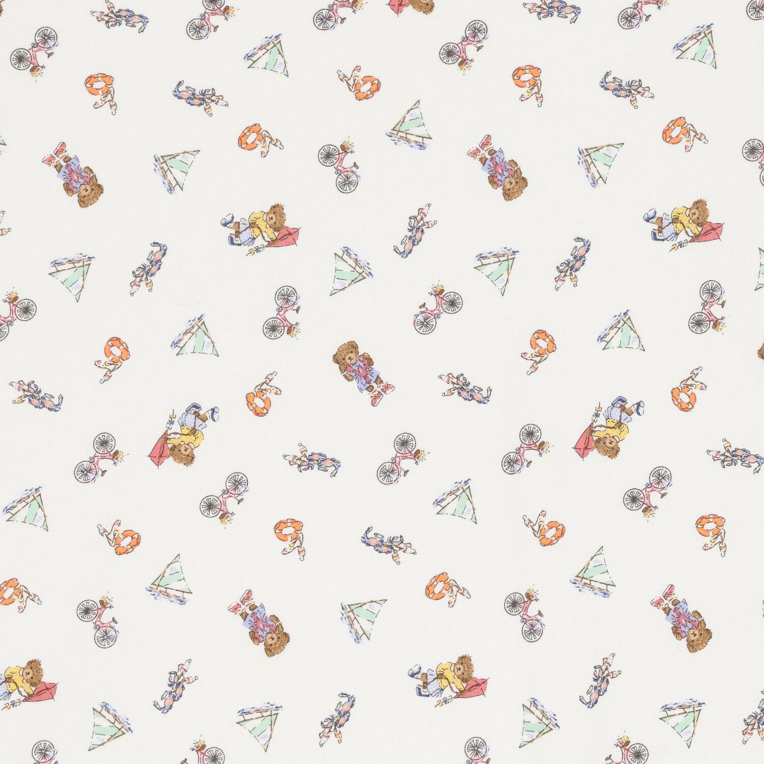 Baby Girls White Cotton Playful Bear Gift Set, 1, hi-res